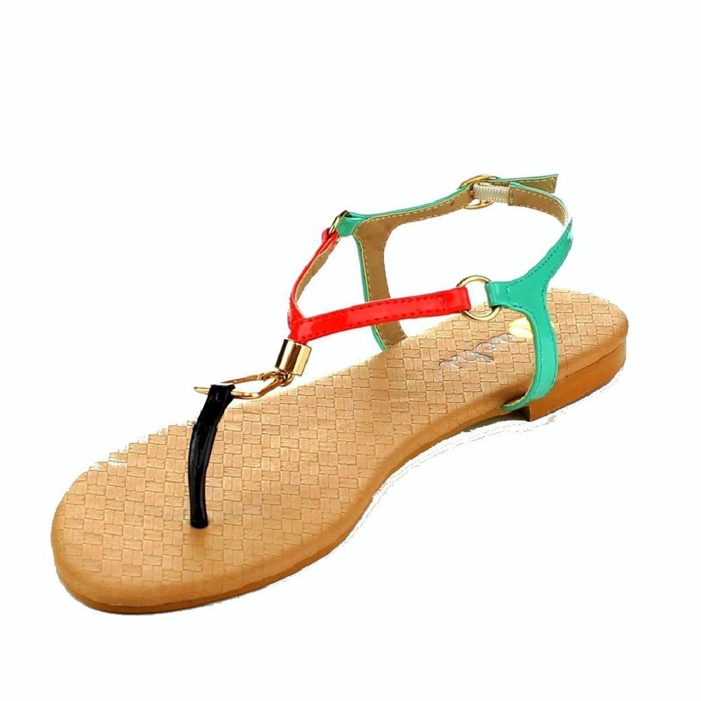 Machi SUMMER-1 Thong Buckle T-Strap Sandal